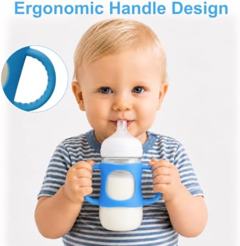 BUSOHA 2 Pack Silicone Sleeves for Avent Natural Baby Bottle - Image 4