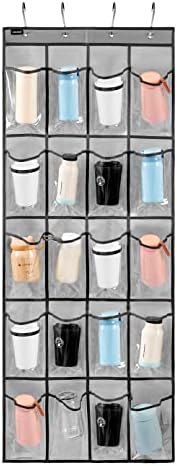 Over Door Hanging Water Bottle Holder Cup Organizer by ANZORG