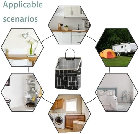 2pcs Wall Hanging Storage Bag, Wall Hanging Organizer Bags - Image 4