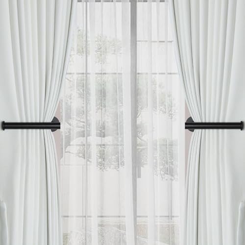 Groleca Adhesive Curtain Holdbacks No Drill Curtain Tiebacks, 6 Pack - Image 3