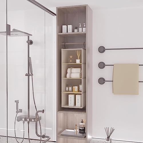 Hanging Closet Organizer 4-Tier, Oxford Wardrobe Storage - Image 4
