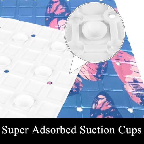 Shower Mat Bathtub Mat, 26.8x15.1 inch, Non-Slip Bath Mat - Image 3