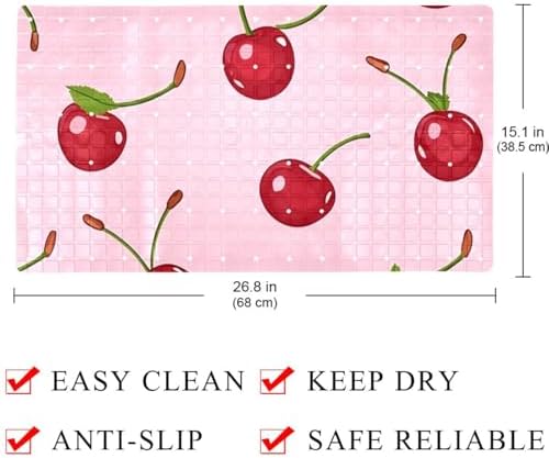 Shower Mat Bathtub Mat, 26.8x15.1 inch, Non-Slip Bath Mat - Image 4