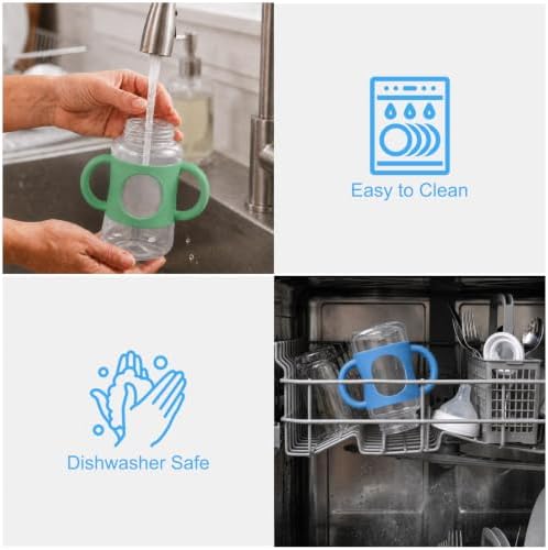 BUSOHA 2 Pack Silicone Sleeves for Avent Natural Baby Bottle - Image 7