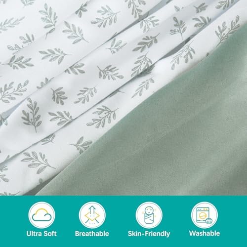 4-Pack Fitted Mini Crib Sheets for Boys and Girls - Image 3