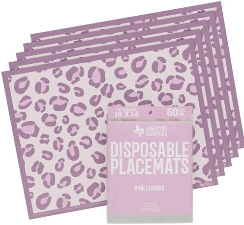 Disposable Placemats for Baby Toddlers Kids | Table Mat by Lonestar+Essentials