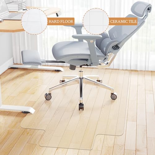 KMAT Office Chair Mat, Easy Glide Hard Wood Tile Floor Mats - Image 6