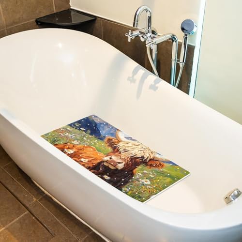 Shower Mat Bathtub Mat, 26.8x15.1 inch, Non-Slip Bath Mat - Image 4