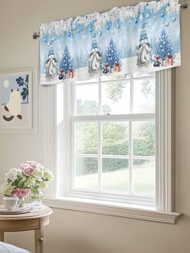 Vandarllin Christmas Gnome Valance Curtains - Image 5