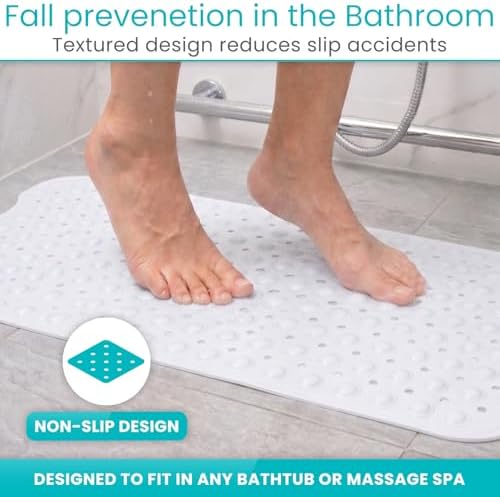 Vive Bathtub Mat for Bath & Shower Floors - Image 4