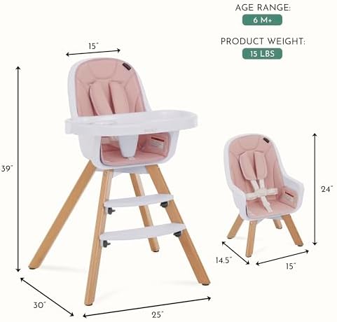 Evolur Zoodle 2-in-1 High Chair - Image 3