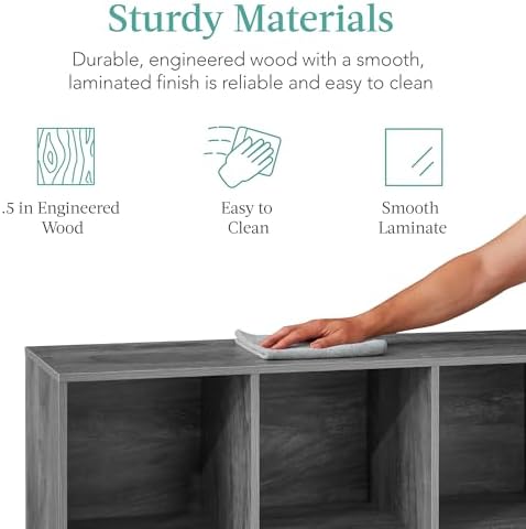 Best Choice Products 6-Cube Storage Organizer, 13.5in Shelf Opening, Display - Image 6