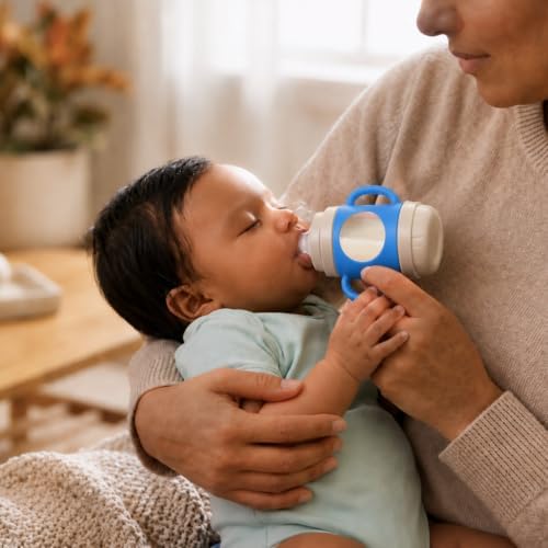 BUSOHA 2 Pack Silicone Sleeves for MAM Silicone Baby Bottle - Image 6