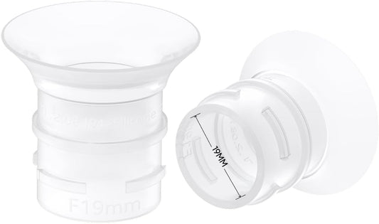 eufy Original 19mm Sizing Inserts (2-Pack) for Wearable Breast Pump S1/S1 Pro/E10/E20, Silicone Sizing Inserts, Easy to Install and Use, Comfortable and Precise Fit for Better Suction