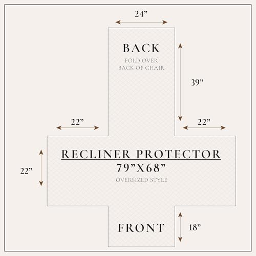 Great Bay Home Reversible Floral Patchwork Recliner Furniture Protector - Image 3