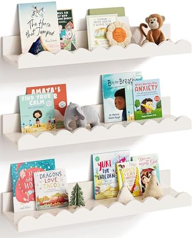 G&W Gruwald Nursery Book Shelves, Nursery Decor by G%26W+Gruwald