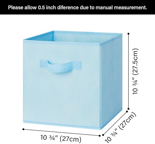 GRANNY SAYS 11 Inch Cube Storage Bins, Cube Organizer, Pastel Color - Image 6
