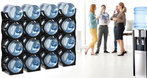Bariboo Stackable Water Bottle Storage Rack Best Water Jugs 5 Gallon Organizer. - Image 5