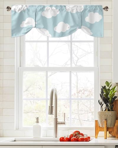 Kids Blackout Tie Up Valance Curtains - Image 2