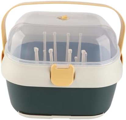 Baby Bottle Drain Rack, Feeding Cup Holder, Portable Large Capacity Toddler - Image 2