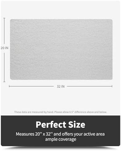 Non-Slip Bathtub Mat, 20x32 Inch, Shower Mats - Image 6