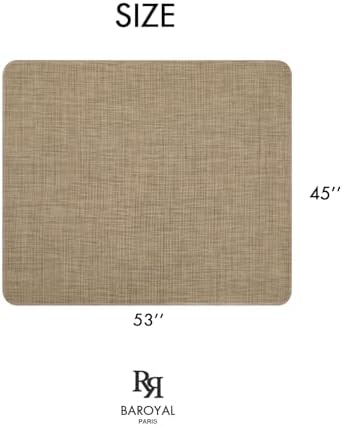 BARoyal Office Chair Mat for Hardwood Floor Under Desk Computer Rolling Chair - Image 6