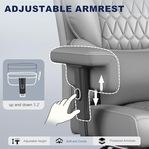 Misolant Big and Tall Office Chair - Image 4