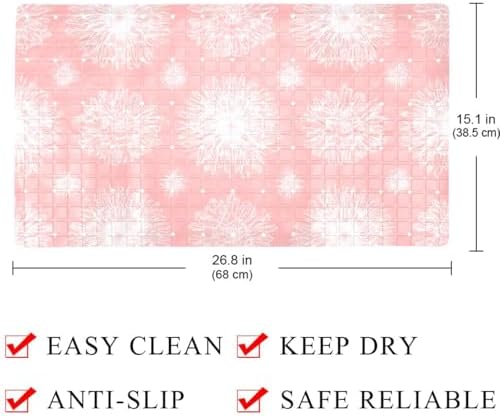 Shower Mat Bathtub Mat, 26.8x15.1 inch, Non-Slip Bath Mat - Image 4