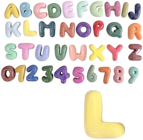 4 Inch Gypsum Letter or Number for Wall Decor, Single Alphabet or Digit for by Train2decor