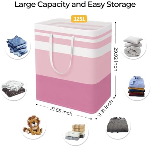 HomeHacks 2 Pack Laundry Baskets, Laundry Hampers Bags - Image 4