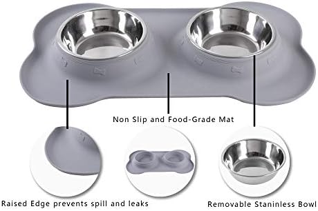 Hubulk Pet Dog Bowls 2 Stainless Steel - Image 3
