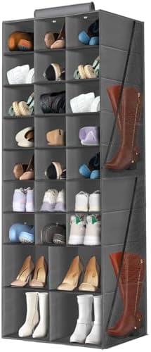 Hanging Shoe Organizer for Closet, Closet Hanging Shoe Storage Rack Holder by VERONLY