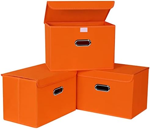 Linen Fabric Foldable Collapsible Storage Cube Bin Organizer Basket Fabric by SEVENDOME