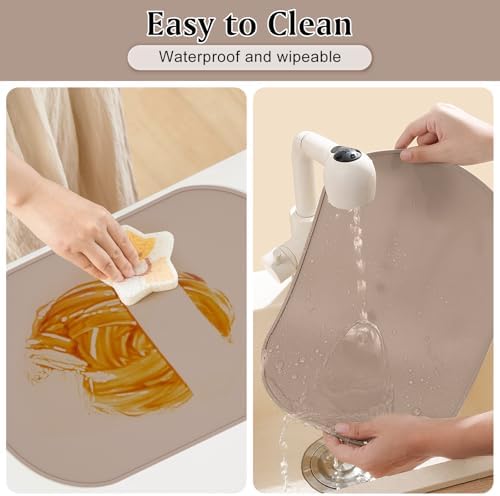 Silicone Placemat Set of 4, Heat Resistant Placemats - Image 7