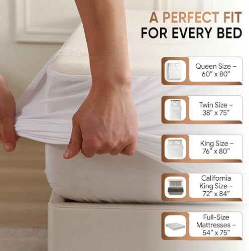 Waterproof Organic Mattress Protector Twin Size – Premium Soft Organic Cotton - Image 6