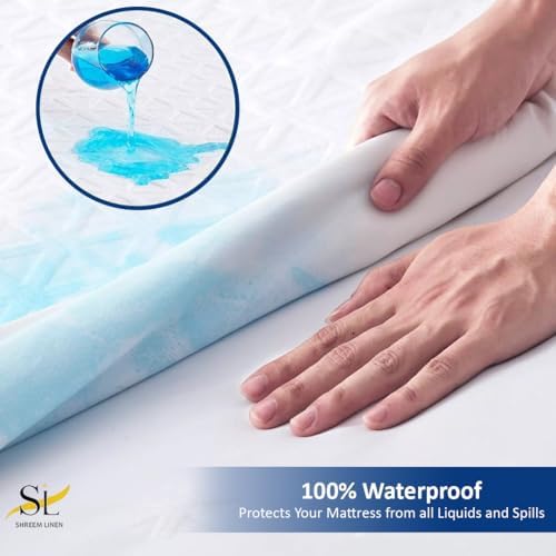 100% Waterproof RV Mattress Protector 42" x 80" Bunk Size, Fitted Cover - Image 3