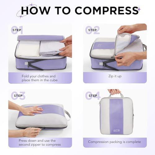 OlarHike 10 Set Compression Packing Cubes - Image 3