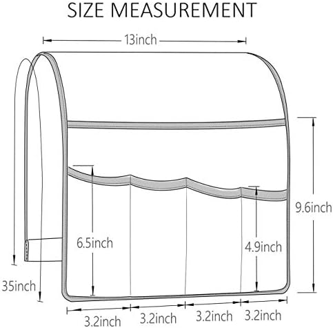 Sofa Armrest Organizer Non-Slip Arm Chair Hanging Caddy Remote Control Holder - Image 6