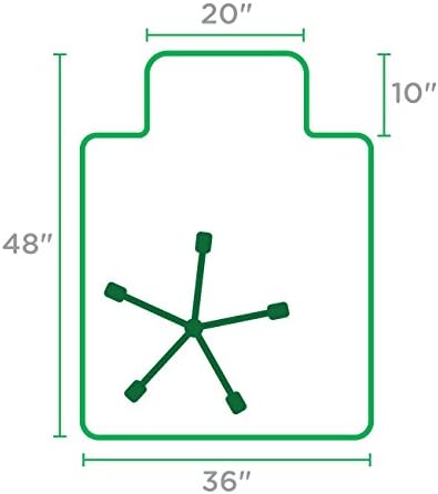 Dimex Office Chair Mat for Low Pile Carpet - Image 4