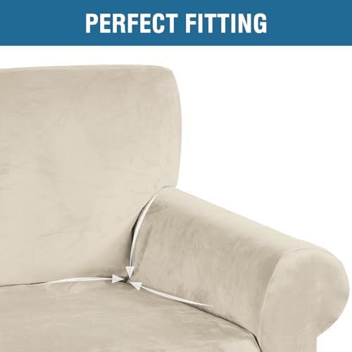 H.VERSAILTEX Stretch Sofa Covers Large Couch Covers Sofa Slipcovers Furniture - Image 4
