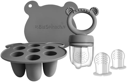 BigSpinach Silicone Baby Food Freezer Tray by BIGSPINACH