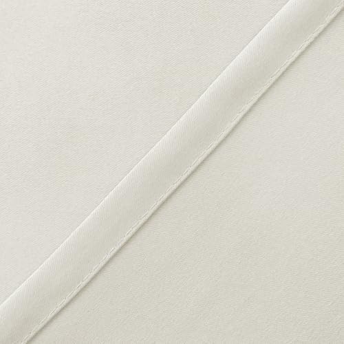 Hiasan Ivory Valance Curtains for Window 42 x 18 Inches 1 Panel - Image 3