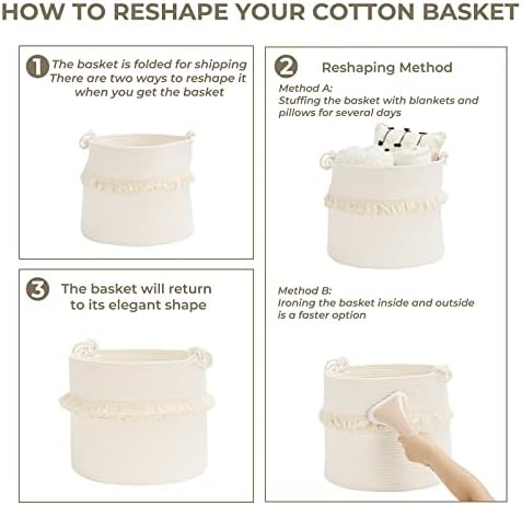 CherryNow 45L Woven Rope Baby Basket - Image 7