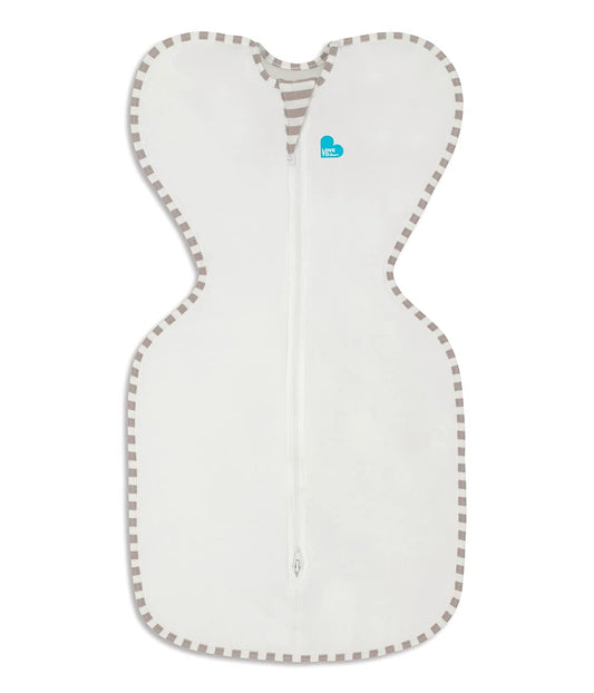Love to Dream Organic Swaddle, Baby Sleep Sack, Swaddle Up Self-Soothing Swaddles for Newborns, Get Longer Sleep, Snug Fit Helps Calm Startle Reflex, 1.0 TOG Sleep Sack, 13-18.5lbs, Cream