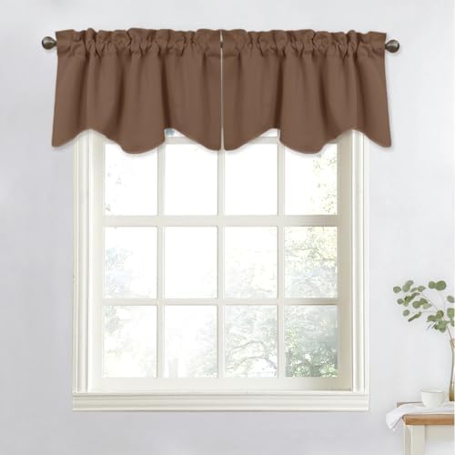 NICETOWN Blackout Valance Window Tier by NICETOWN