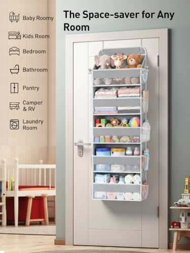 Yecaye Over the Door Organizer, Stuffed Animal Storage, Bathroom Organizers and - Image 5