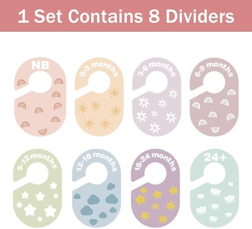 Baby Closet Dividers Durable Plastic Clothes Organizers 16 Pack - Image 4