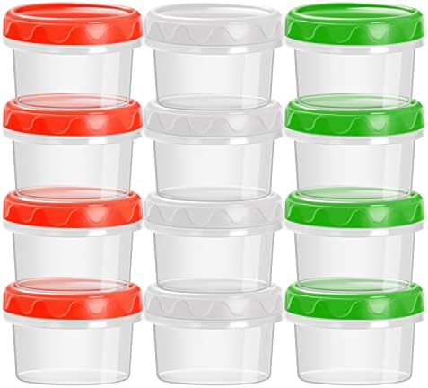 EONJOE 4oz Airtight Plastic Food Storage Containers by EONJOE