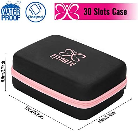 FITNATE Essential Oil Case Shockproof, Holding up to 5/10/15 ml, 30 Bottle - Image 2