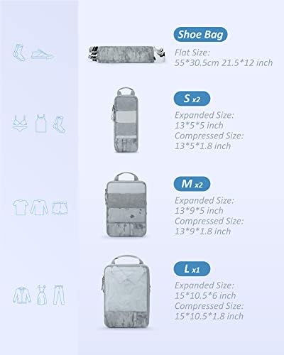 BAGSMART Compression Packing Cubes - Image 2